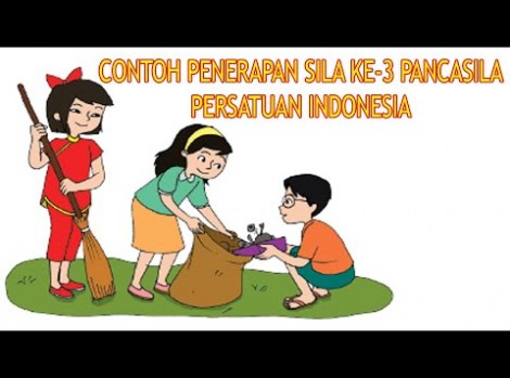 contoh pengamalan sila ke pancasila persatuan indonesia youtube 0